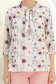 Bluza dama din viscoza ivoire cu croi larg si guler tip esarfa - StarShinerS 4 - StarShinerS.ro