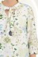 Bluza dama din viscoza verde cu croi larg si guler tip esarfa - StarShinerS 4 - StarShinerS.ro
