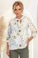 Bluza dama din viscoza verde cu croi larg si guler tip esarfa - StarShinerS 2 - StarShinerS.ro