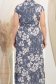 Rochie din viscoza imprimata lunga cu croi larg si buzunare- StarShinerS 5 - StarShinerS.ro