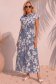 Rochie din viscoza imprimata lunga cu croi larg si buzunare- StarShinerS 1 - StarShinerS.ro
