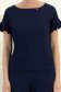 Bluza dama cu maneca scurta din viscoza si in bleumarin cu volanase - StarShinerS 5 - StarShinerS.ro