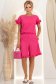 Bluza dama cu maneca scurta din viscoza si in fuchsia cu volanase - StarShinerS 3 - StarShinerS.ro