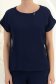 Bluza dama din viscoza si in bleumarin cu maneca scurta - StarShinerS 5 - StarShinerS.ro