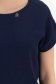 Bluza dama din viscoza si in bleumarin cu maneca scurta - StarShinerS 4 - StarShinerS.ro
