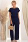 Bluza dama din viscoza si in bleumarin cu maneca scurta - StarShinerS 3 - StarShinerS.ro