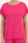 Bluza dama din viscoza si in fuchsia cu maneca scurta - StarShinerS 5 - StarShinerS.ro