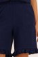 Pantaloni scurti din viscoza si in bleumarin cu buzunare - StarShinerS 5 - StarShinerS.ro