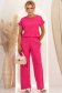 Pantaloni din viscoza si in fuchsia lungi cu buzunare- StarShinerS