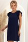 Rochie din viscoza si in bleumarin scurta cu croi larg - StarShinerS 3 - StarShinerS.ro