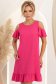 Rochie din viscoza si in fuchsia scurta cu croi larg si umeri decupati - StarShinerS 2 - StarShinerS.ro