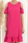 Rochie din viscoza si in fuchsia scurta cu croi larg si umeri decupati - StarShinerS 5 - StarShinerS.ro