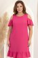 Rochie din viscoza si in fuchsia scurta cu croi larg si umeri decupati - StarShinerS 1 - StarShinerS.ro