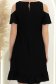 Rochie din viscoza si in neagra scurta cu croi larg si umeri decupati - StarShinerS 6 - StarShinerS.ro