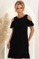 Rochie din viscoza si in neagra scurta cu croi larg si umeri decupati - StarShinerS 2 - StarShinerS.ro