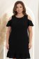 Rochie din viscoza si in neagra scurta cu croi larg si umeri decupati - StarShinerS 1 - StarShinerS.ro