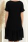 Rochie din viscoza si in neagra scurta cu croi larg - StarShinerS 6 - StarShinerS.ro