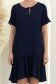 Rochie din viscoza si in bleumarin scurta cu croi larg - StarShinerS 5 - StarShinerS.ro