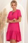 Rochie din viscoza si in fuchsia scurta cu croi larg - StarShinerS 2 - StarShinerS.ro