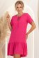 Rochie din viscoza si in fuchsia scurta cu croi larg - StarShinerS 1 - StarShinerS.ro