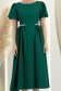 Rochie verde midi in clos cu aplicatii stralucitoare - StarShinerS 5 - StarShinerS.ro