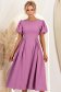 Rochie mov midi in clos cu aplicatii stralucitoare - StarShinerS 1 - StarShinerS.ro