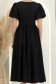 Rochie neagra midi in clos cu aplicatii stralucitoare - StarShinerS 6 - StarShinerS.ro