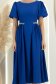 Rochie albastra midi in clos cu aplicatii stralucitoare - StarShinerS 5 - StarShinerS.ro