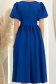 Rochie albastra midi in clos cu aplicatii stralucitoare - StarShinerS 6 - StarShinerS.ro