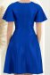Rochie albastra cu sclipici midi in clos cu mâneci tip fluture - StarShinerS 6 - StarShinerS.ro