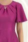 Rochie zmeura cu sclipici midi in clos cu mâneci tip fluture - StarShinerS 4 - StarShinerS.ro