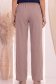 Pantaloni din viscoza si in mocha lungi cu buzunare- StarShinerS 4 - StarShinerS.ro