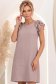 Rochie din viscoza si in mocha scurta cu croi larg - StarShinerS 2 - StarShinerS.ro