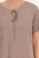 Rochie din viscoza si in mocha scurta cu croi larg - StarShinerS 5 - StarShinerS.ro
