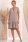 Rochie din viscoza si in mocha scurta cu croi larg - StarShinerS 3 - StarShinerS.ro