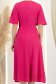 Rochie din viscoza si in fuchsia midi in clini- StarShinerS 6 - StarShinerS.ro