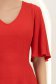Rochie din viscoza si in rosie midi in clini- StarShinerS 4 - StarShinerS.ro