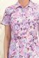 Rochie din viscoza roz imprimata lunga cu croi larg si buzunare- StarShinerS 2 - StarShinerS.ro