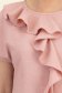 Bluza dama din viscoza si in roz pudra cu un croi larg - StarShinerS 3 - StarShinerS.ro