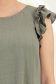 Rochie din viscoza si in kaki scurta cu croi larg - StarShinerS 3 - StarShinerS.ro