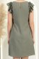 Rochie din viscoza si in kaki scurta cu croi larg - StarShinerS 5 - StarShinerS.ro