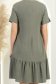 Rochie din viscoza si in kaki scurta cu croi larg - StarShinerS 4 - StarShinerS.ro