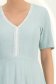 Rochie din viscoza si in mint midi in clos cu buzunare laterale - StarShinerS 3 - StarShinerS.ro