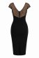 Rochie din crep si paiete neagra midi tip creion - StarShinerS 5 - StarShinerS.ro