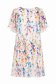 Rochie din voal imprimata scurta cu un croi larg - StarShinerS 4 - StarShinerS.ro