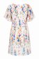 Rochie din voal imprimata scurta cu un croi larg - StarShinerS 5 - StarShinerS.ro