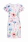 Rochie imprimata scurta cu un croi drept si maneci tip fluture - StarShinerS 3 - StarShinerS.ro