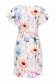 Rochie imprimata scurta cu un croi drept si maneci tip fluture - StarShinerS 4 - StarShinerS.ro