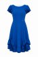 Rochie din viscoza albastra asimetrica in clos - StarShinerS 4 - StarShinerS.ro