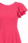 Rochie din viscoza roz asimetrica in clos - StarShinerS 5 - StarShinerS.ro